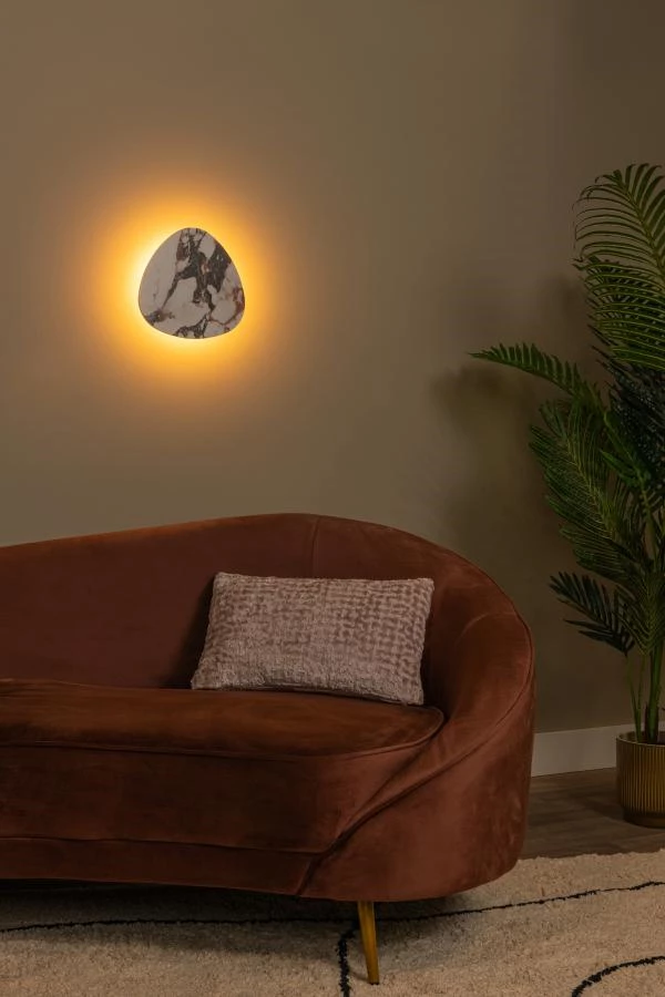 Lucide Premium KAMIEN - Lámpara de pared - LED - 1x11W 2700K - Blanco - ambiente 1